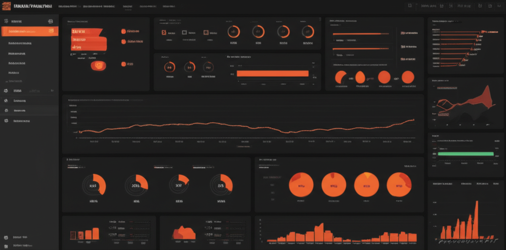 Business Analytics Dashboard with ROI Charts and Performance Metrics